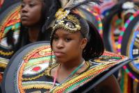 Photo of Woman in costume at Notting Hill Carnival