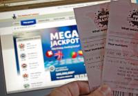 Photo of EuroMillions tickets and Lottery website