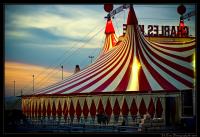 Photo of a circus tent