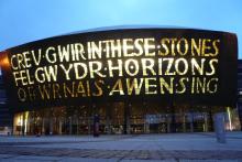 The Wales Millenium Centre, home to Welsh National Opera