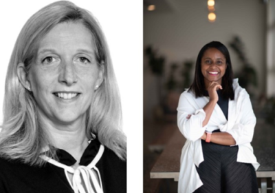 Headshots of (L-R) Letizia Treves and Zoé Whitley