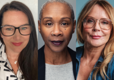 Left to right: headshots of Joni Emery, Josette Bushell-Mingo, Sarah-Jane Dent