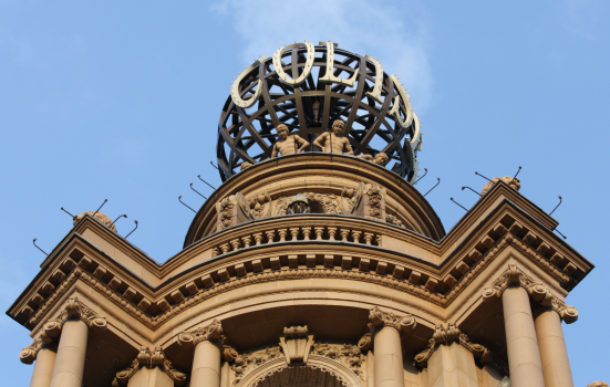 Dome of the London Coliseum, home to English National Opera