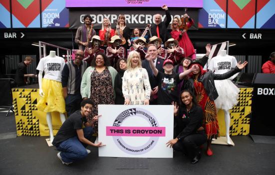 Photo of launch team for This is Croydon