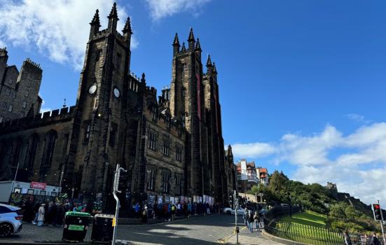 Image of New College on The Mound, Edinburgh