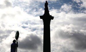 Sky Arts is broadcasting live from the Fourth Plinth in Trafalgar Square. PHOTO: Sky Arts