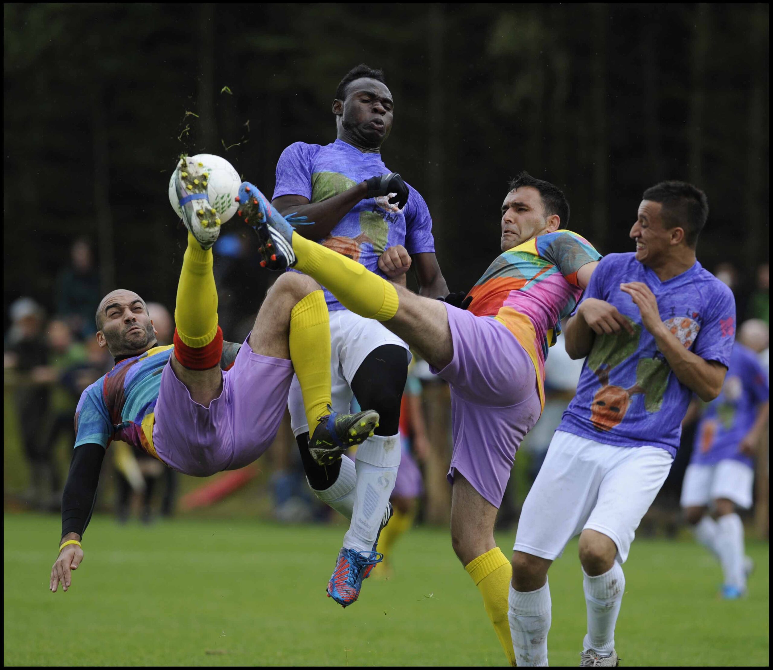 Footballers at Cultural Olympiad