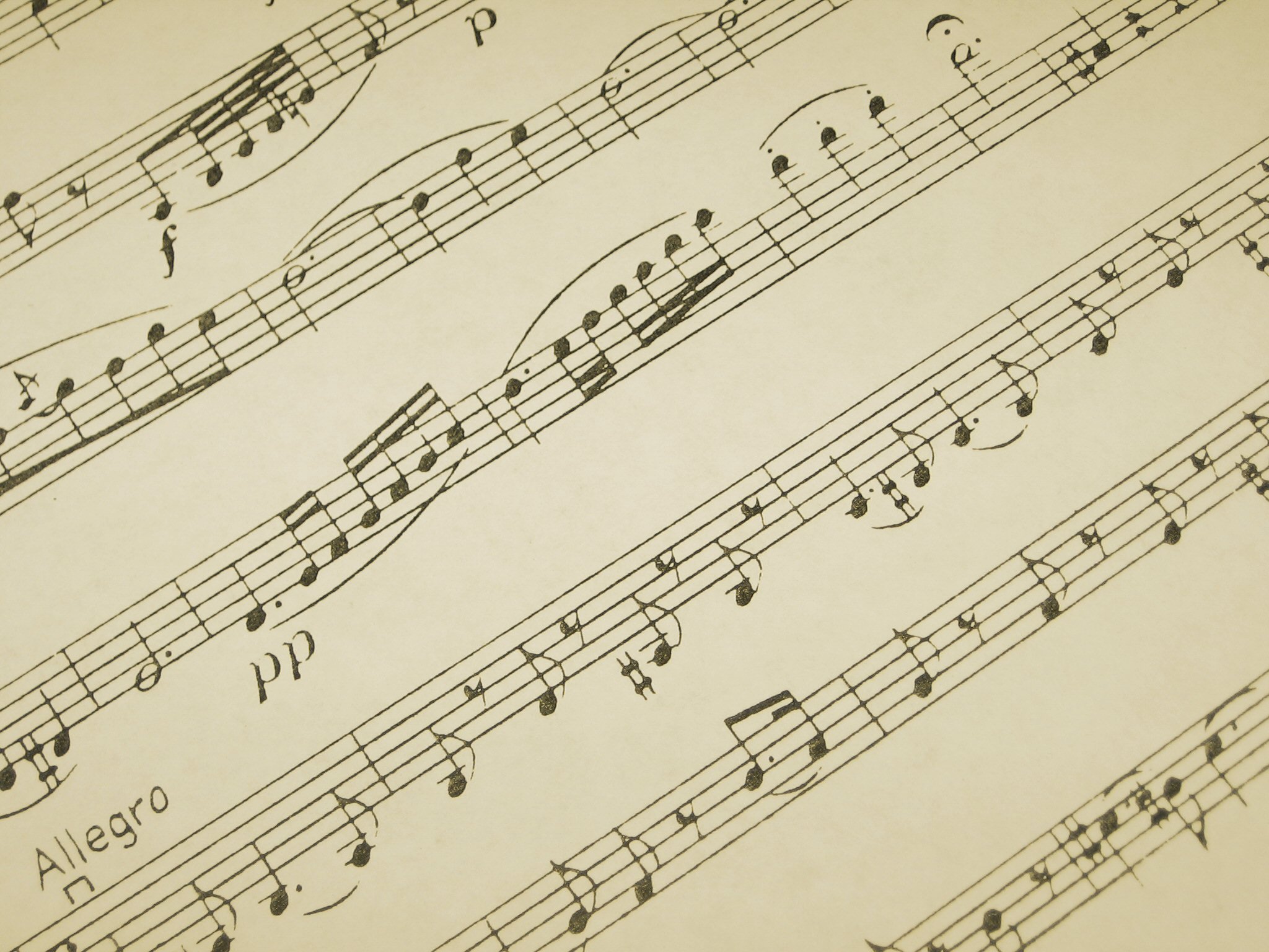 sheet music