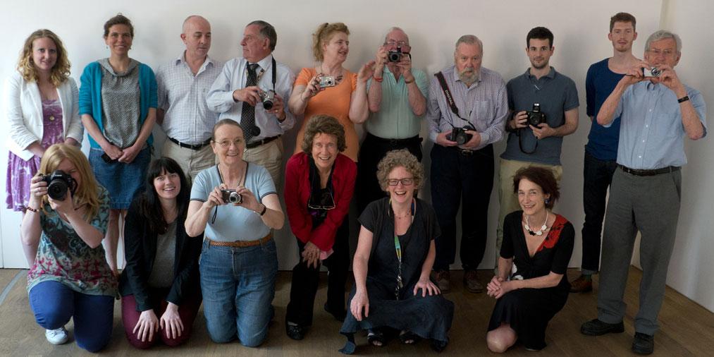 Photo of Arts 4 Dementia team at the Photographers' Gallery