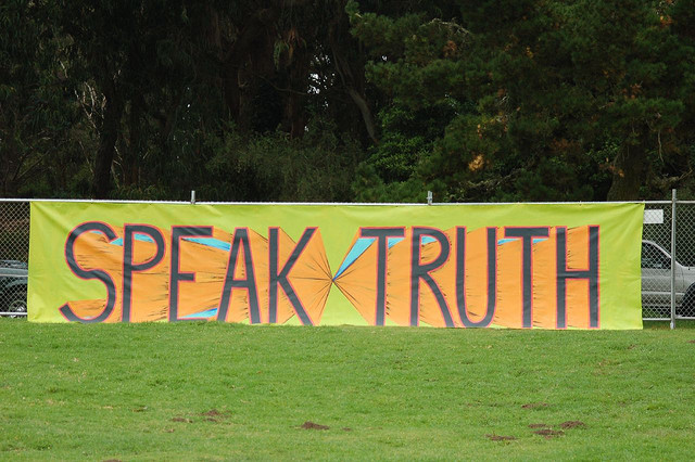 Speak truth to power