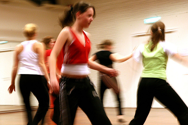 Photo of teenage girls dancing