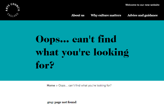 Arts Council removes research from new-look website
