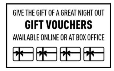 Pavilion theatre gift voucher ad