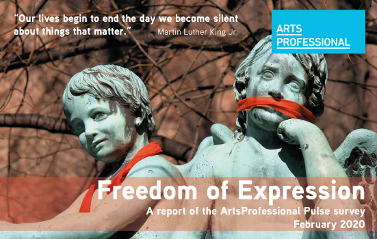 Free to speak? Not if you work in the arts