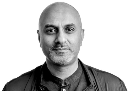 Skinder Hundal, incoming Chair of The Cultural Leadership Board of West Midland’s Combined Authority (WMCA). A black and white headshot of Hundal.