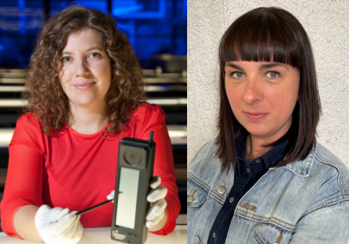 (L to R): Charlotte Connelly, Head Curator and Sally Folkard, Head of Screen and Cultural Engagement at National Science and Media Museum.