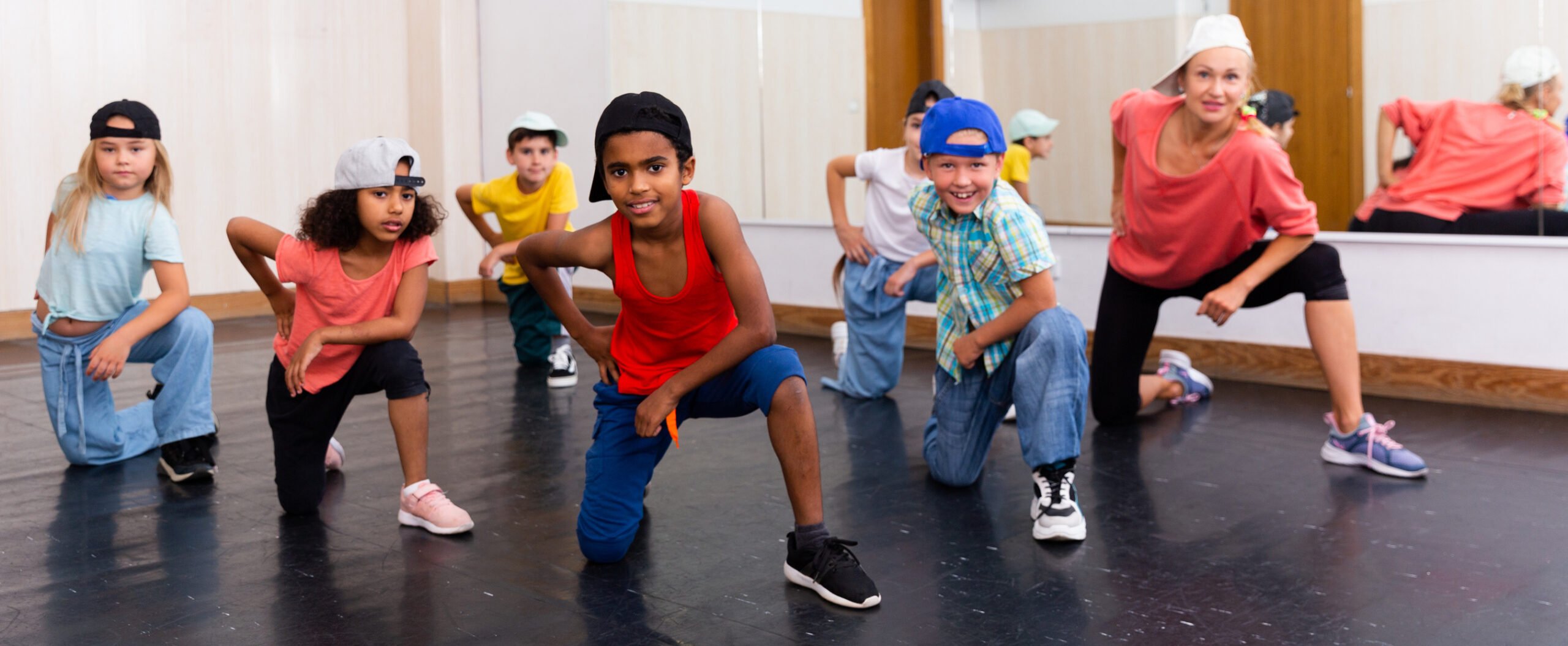 Children in dance class