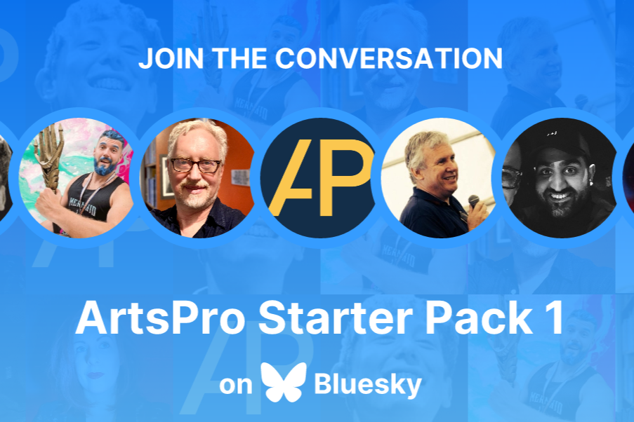 Arts Professional Bluesky starter pack