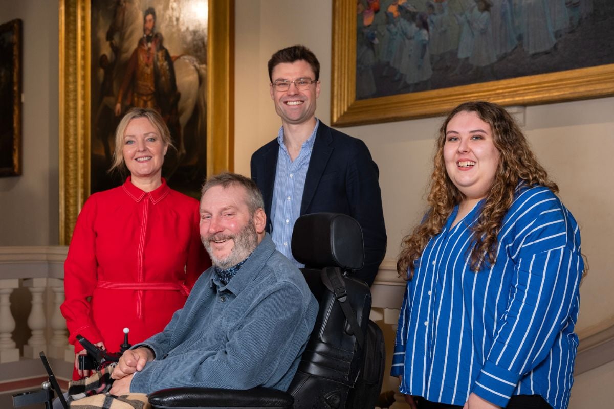 Royal Cornwall Museum trustees: From LTR, Julie Caplin-Grey (RIC Chair), and new Trustees; Steven Webb, Justin Heugh, Kira Orchard.