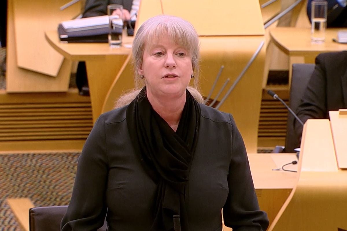 Scottish Finance Secretary Shona Robison delivers the December 2024 draft budget Scottishparliment.tv