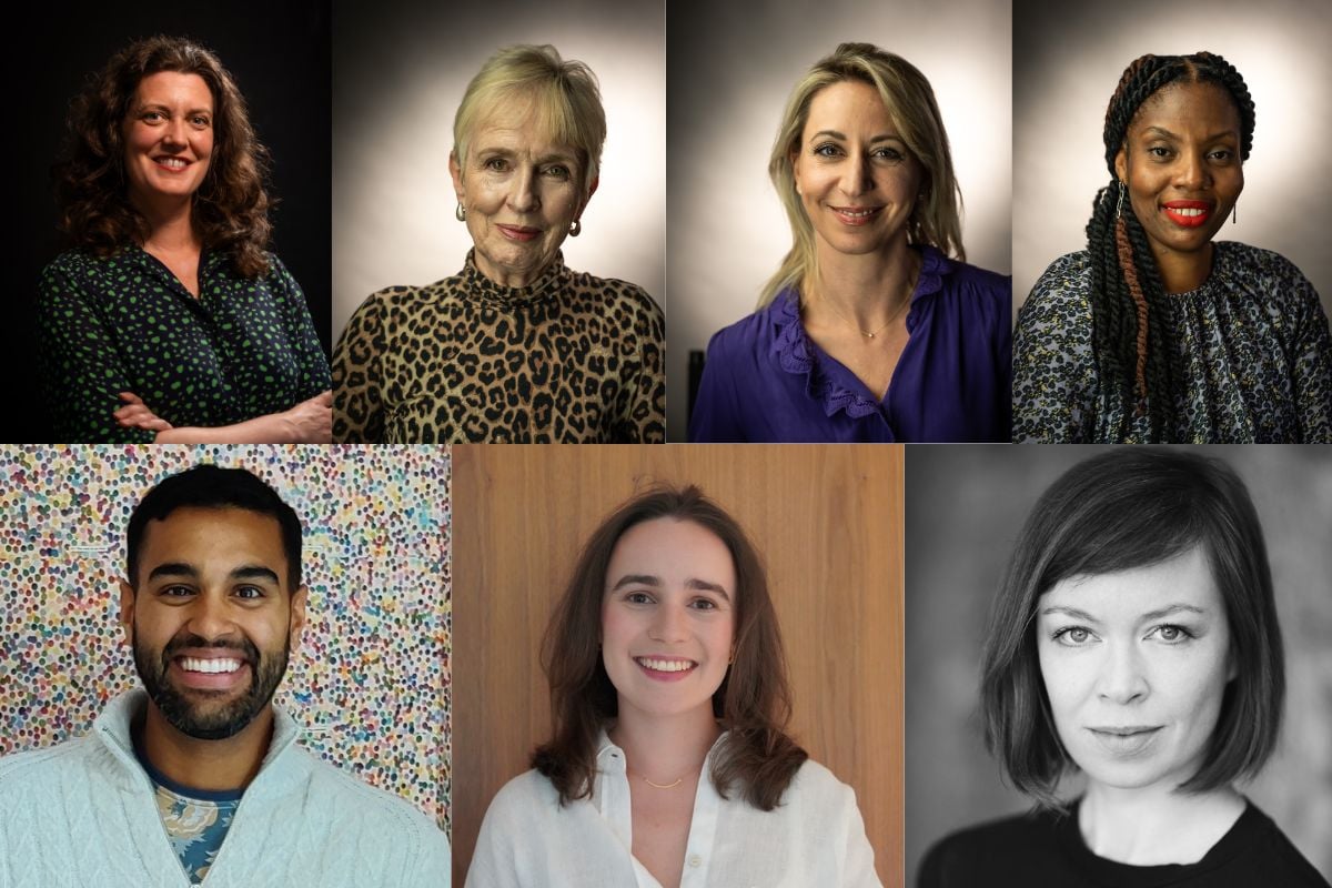 Clockwise from top left: Jennie Green, Sarah Harman, Nora Stolz, Vicki Igbokwe-Ozoagu, Laura Caldow, Phoebe Lindsay, Jean Vianney Cordeiro